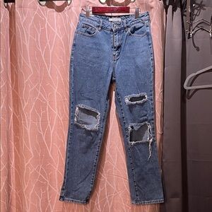 PacSun Distressed Denim Mom Jeans